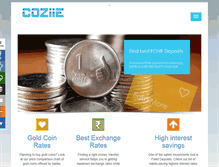 Tablet Screenshot of coziie.com